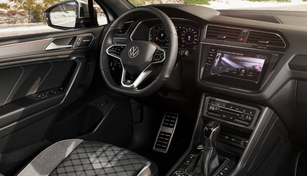 El interior del VW Tiguan Allspace 2021 El interior del VW Tiguan Allspace 2021