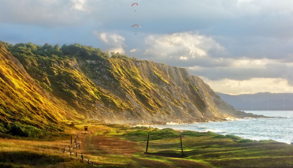 Playa de Azkorri, en Getxo.