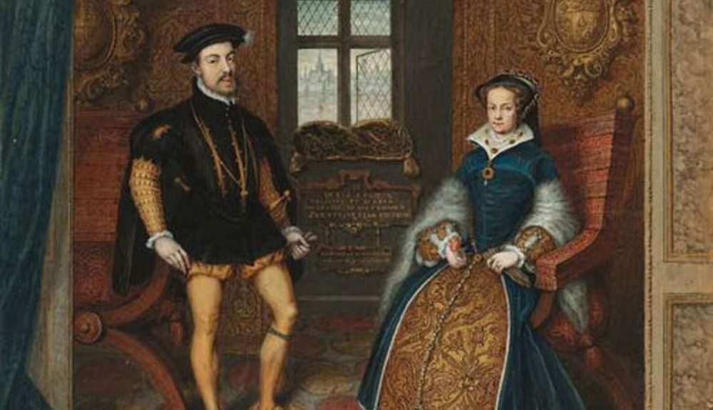 María Tudos y su esposo, Feipe II María Tudos y su esposo, Feipe II