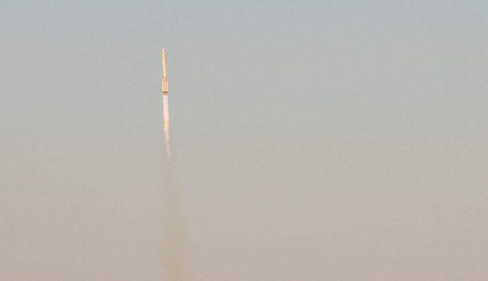 Un momento del lanzamiento. Foto: ESA. Un momento del lanzamiento. Foto: ESA.