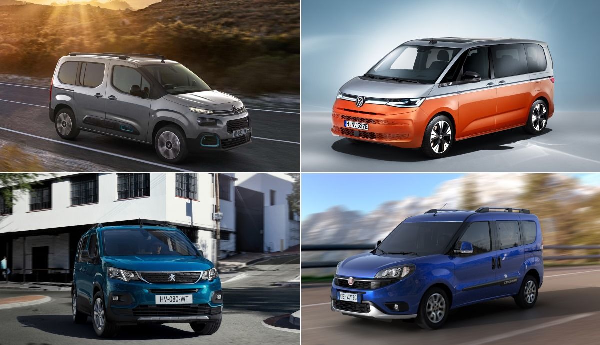 Así son las nuevas furgonetas, vehículos familiares de ocio: T7, Rifter, Berlingo, Kangoo…