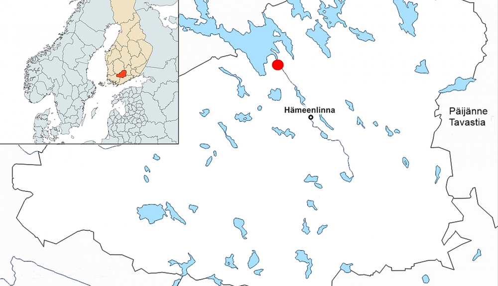 Lugar donde se encontró la tumba del guerrero.