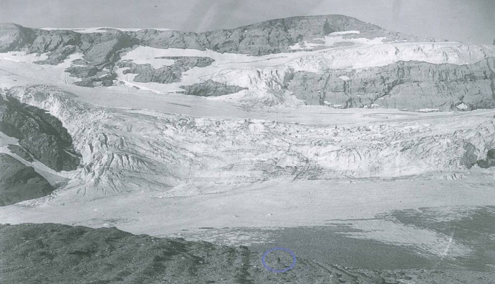 Glaciar de Monte Perdido, en Aragón, en 2011.