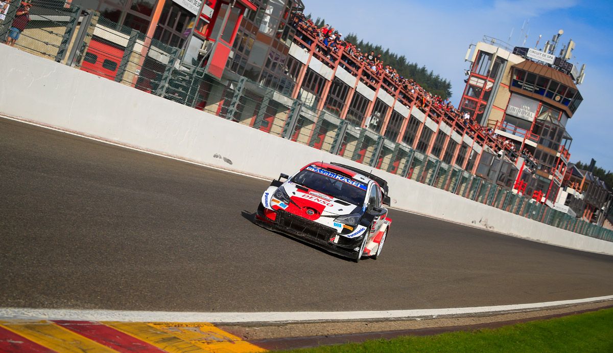 Tercera, cuarta y quinta posición para los Toyota WRC en Bélgica.