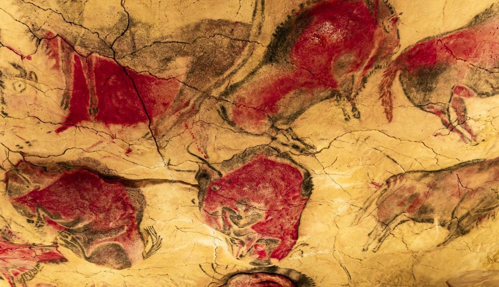 Bisones rojos de la cueva de Altamira Bisones rojos de la cueva de Altamira