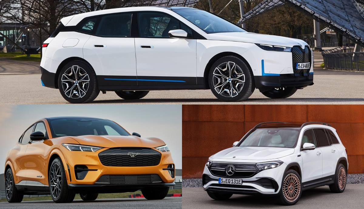 BMW iX, Ford Mustang Mach E GT y Mercedes EQB, tres nuevos SUV con “mucha chipa