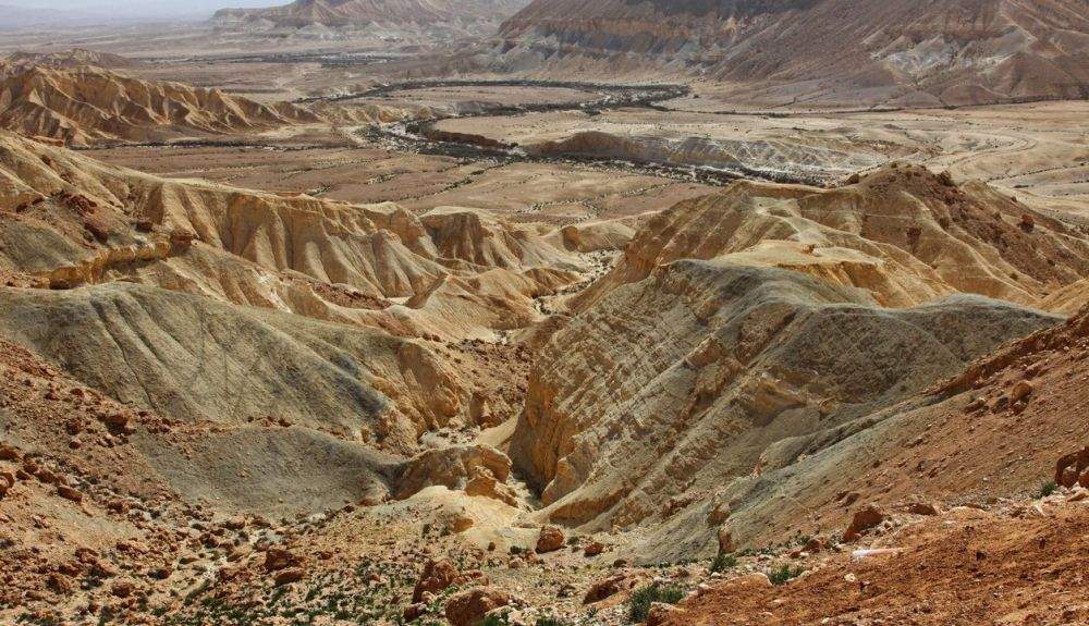 Desierto del Negev en Israel.