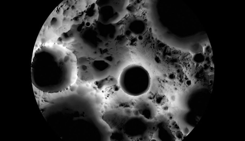 Mapa de iluminación multitemporal del polo sur lunar, Mapa de iluminación multitemporal del polo sur lunar,