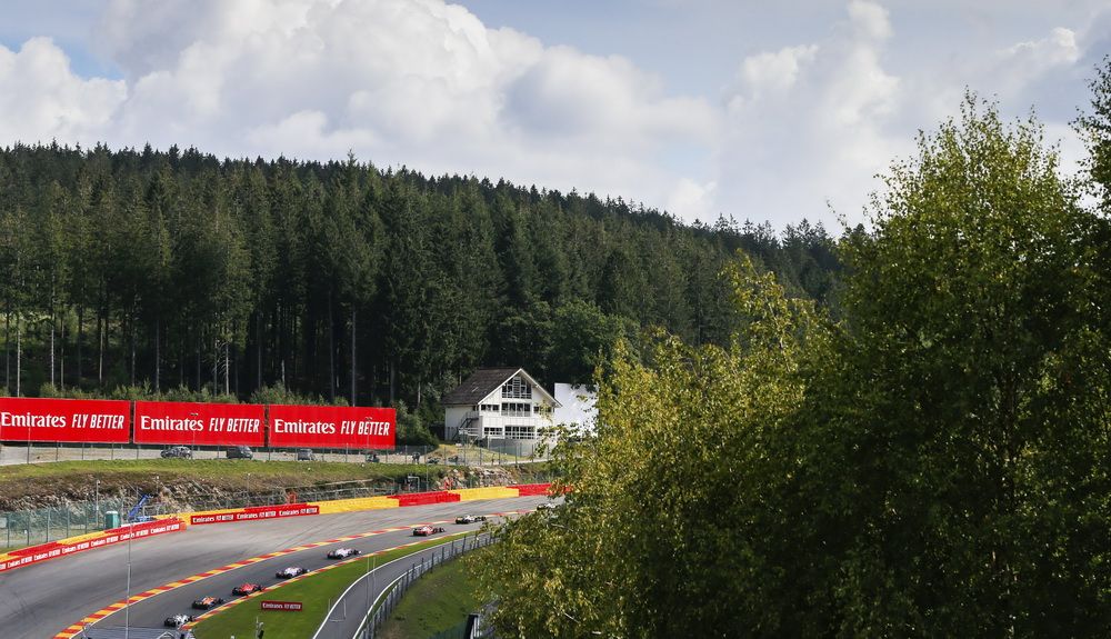 Imagen del GP de Bélgica de 2020 en el circuito de Spa-Francorchamps