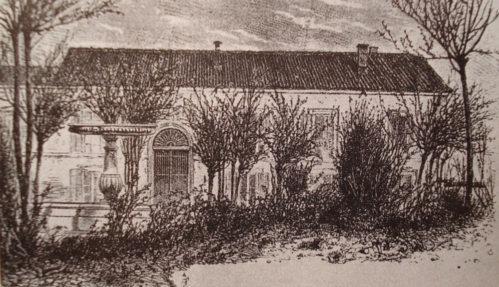 Grabado de la Quinta del sordo. Sobre las paredes de su salón Francisco de Goya pintó Saturno devorando a sus hijos. (2) (1) Grabado de la Quinta del sordo. Sobre las paredes de su salón Francisco de Goya pintó Saturno devorando a sus hijos. (2) (1)