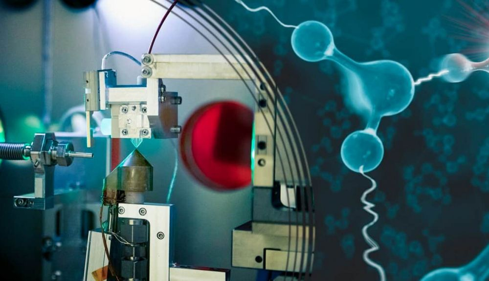 Imagen del experimento. Greg Stewart SLAC National Accelerator Laboratory, Imagen del experimento. Greg Stewart SLAC National Accelerator Laboratory,