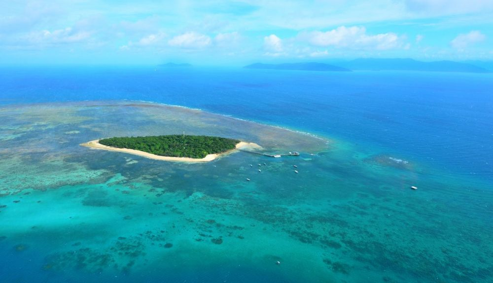 Vista aérea de la Gran Barrera de Coral. Vista aérea de la Gran Barrera de Coral.