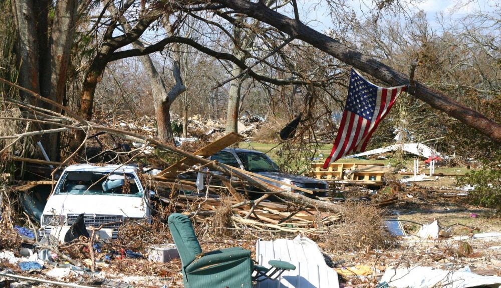Daños en Bay St Louis, después del huracán Katrina. Daños en Bay St Louis, después del huracán Katrina.