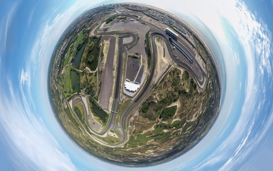 Circuito de Zandvoort a vista de pájaro