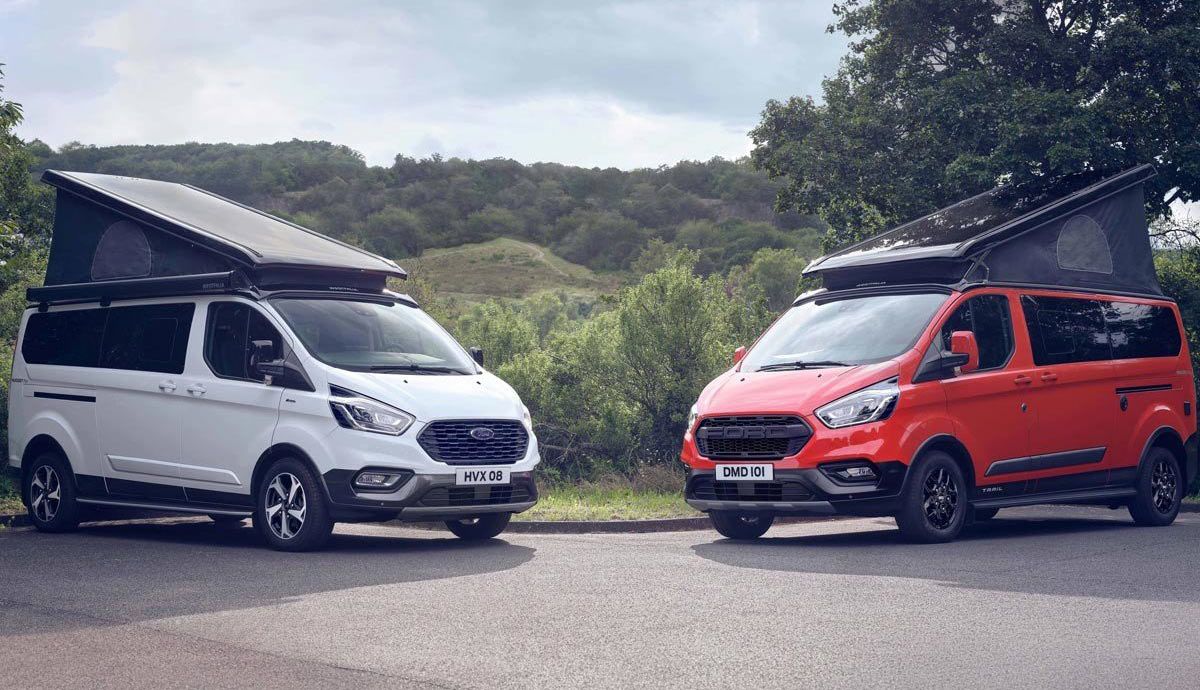 Así lucen las nuevas Ford Transit Custom Nugget Active y Trail.