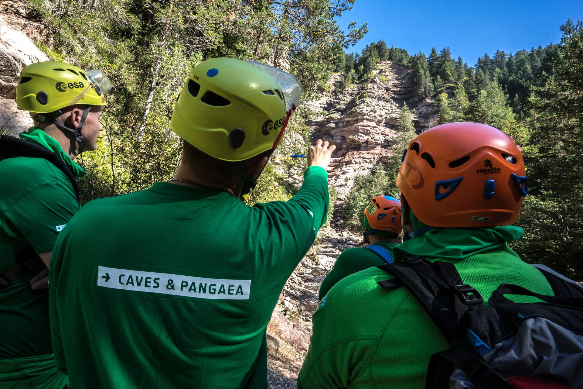 Edición de Pangaea de 2018, donde los astronautas reciben formación sobre geología.
