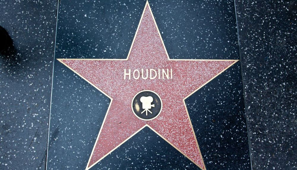 Houdini tiene su estrella en el Paseo de la Fama de Hollywood.