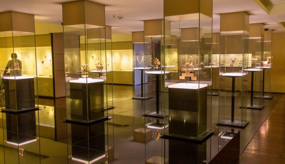 Sala del Museo de Oro de Bogotá