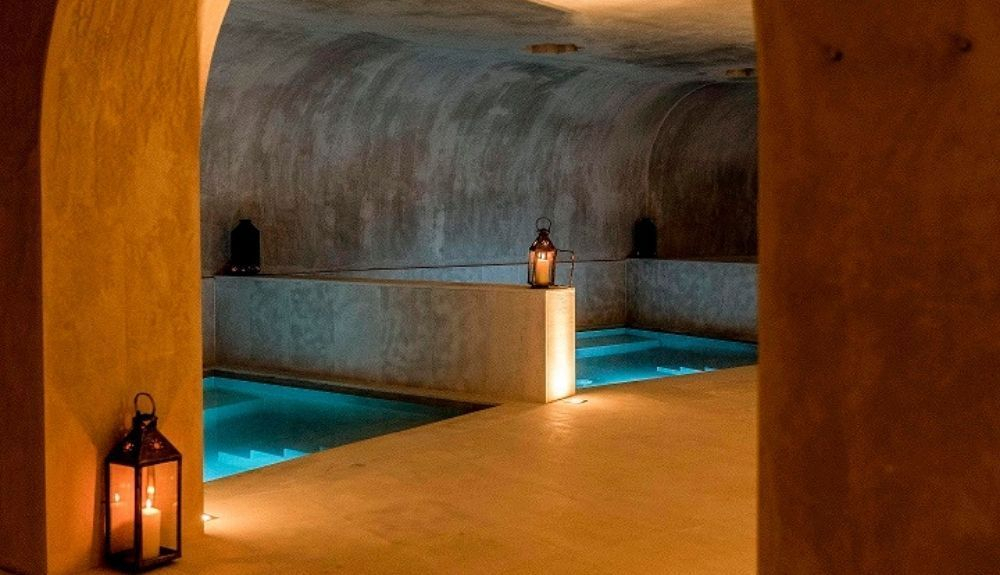 El hammam es uno de los enclaves más singulares del hotel El hammam es uno de los enclaves más singulares del hotel