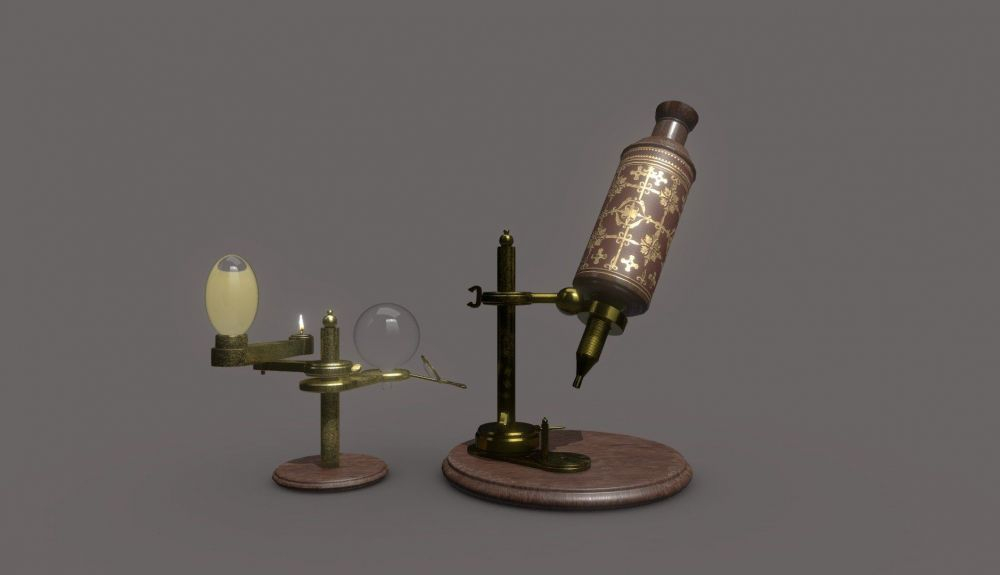 Microscopio de Robert Hooke. Microscopio de Robert Hooke.