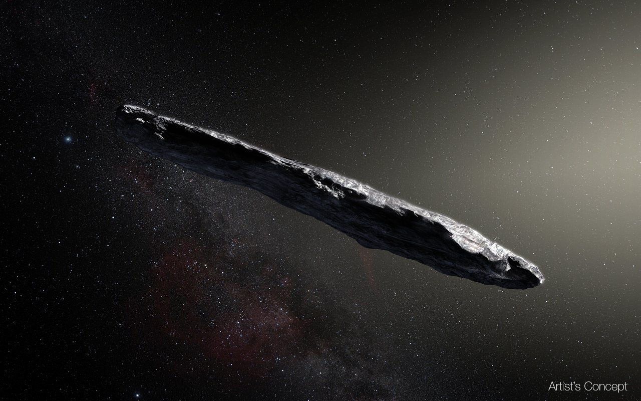 Oumuamua, el extraño visitante que apareció en el sistema solar.