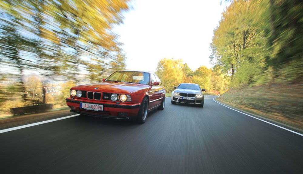 BMW M5 E34 y F90 