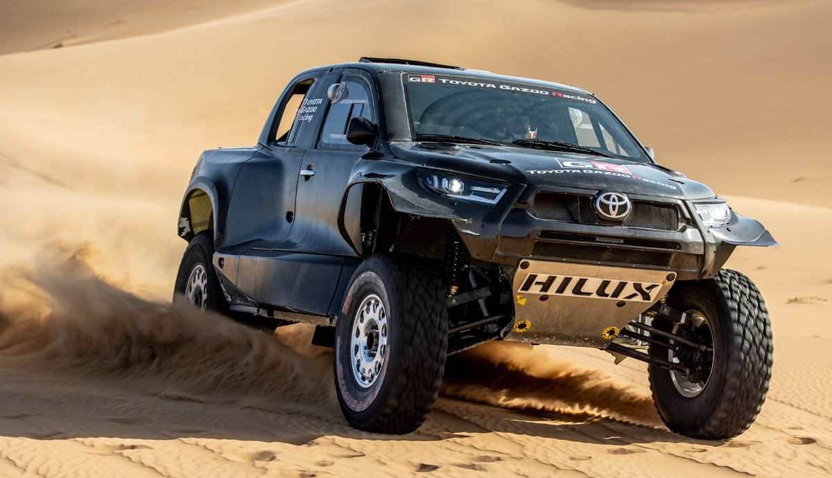 Así es el Toyota GR DKR Hilux T1+, el nuevo prototipo 4x4 para el Rally Dakar 2022.