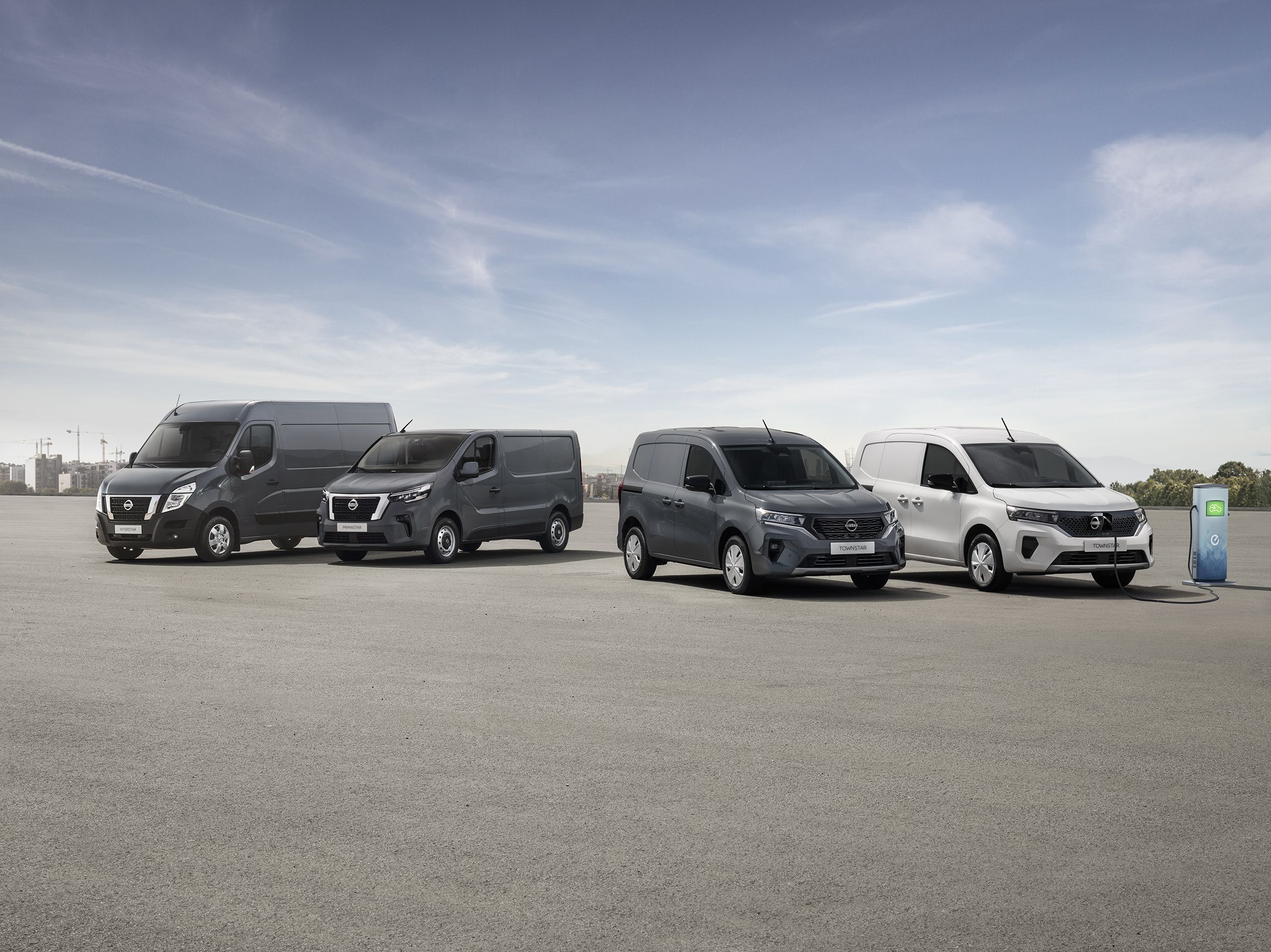 LCV Petrol & EV charging line up