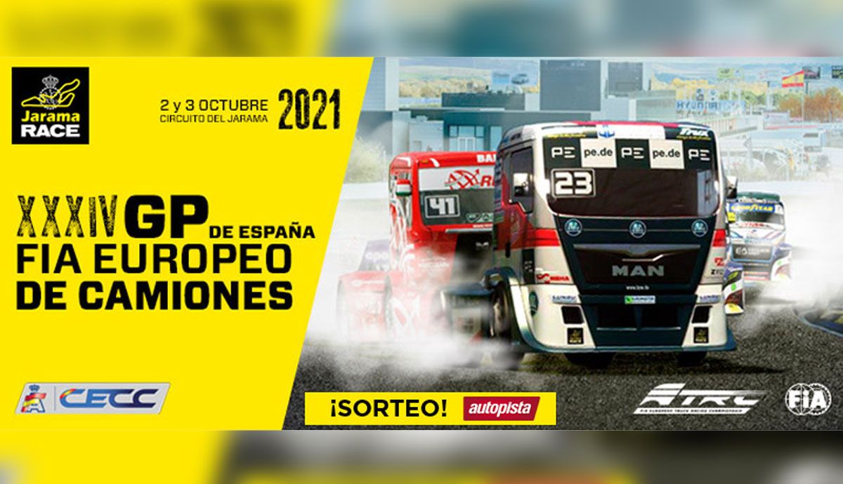 Participa y gana una entrada doble para disfrutar de las carreras de camiones en el Circuito del Jarama este fin de semana.
