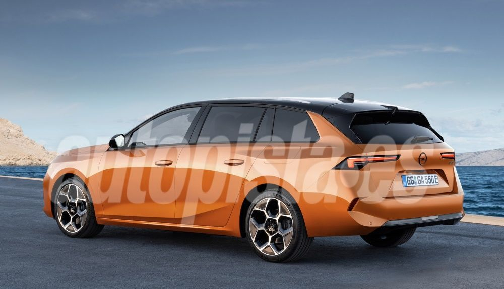 Opel Astra Sports Tourer 2022. Ilustración: Schulte. Opel Astra Sports Tourer 2022. Ilustración: Schulte.
