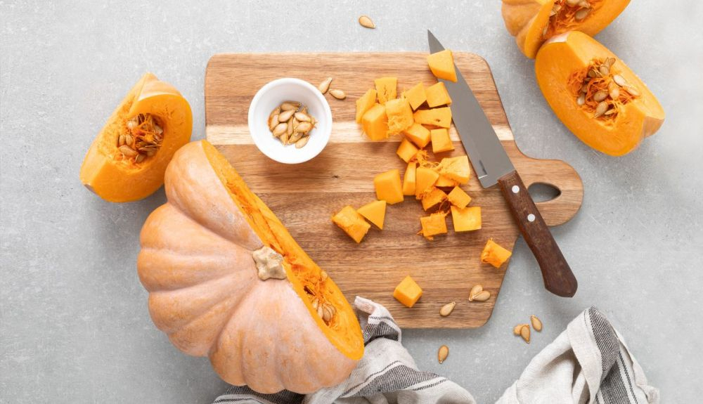 La calabaza es rica en betacarotenos, un pigmento que le da color y se transforma en vitamina A.