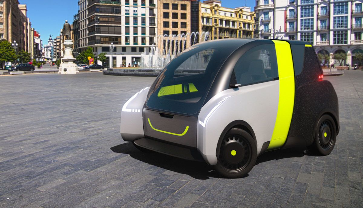The e Miles, el coche que se fabrica con impresión en 3D