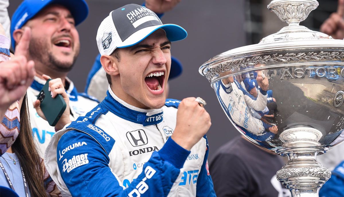 Álex Palou, actual campeón de la IndyCar. Foto: IndyCar.