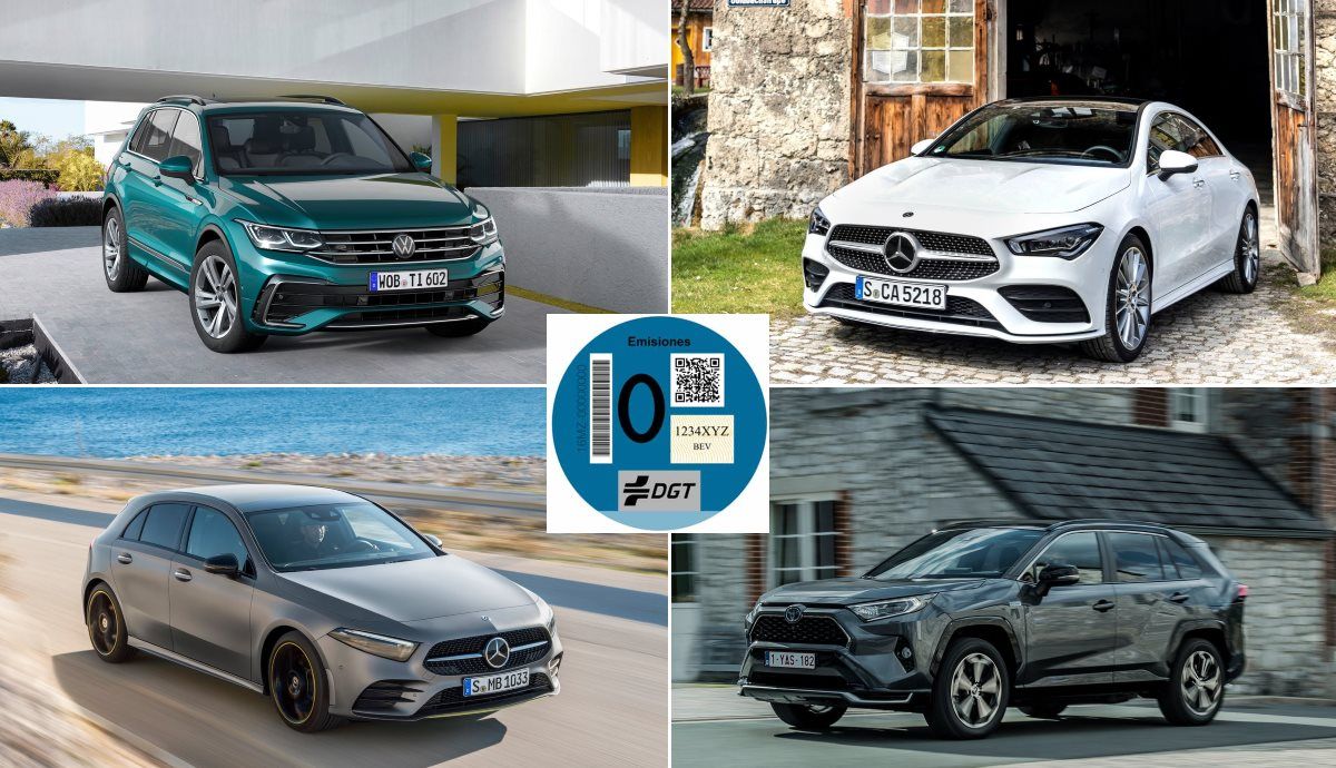Los coches con etiqueta Cero de la DGT más buscados en España y dónde encontrar las mejores ofertas.