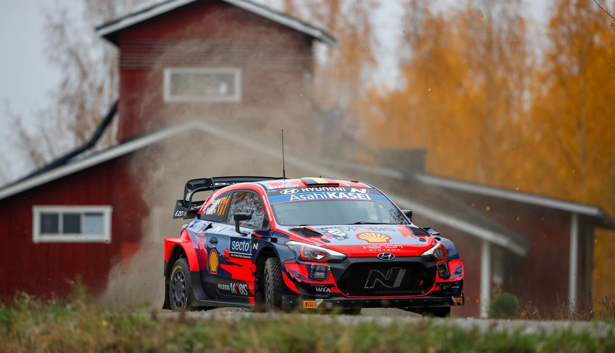Rally de Finlandia 2021.