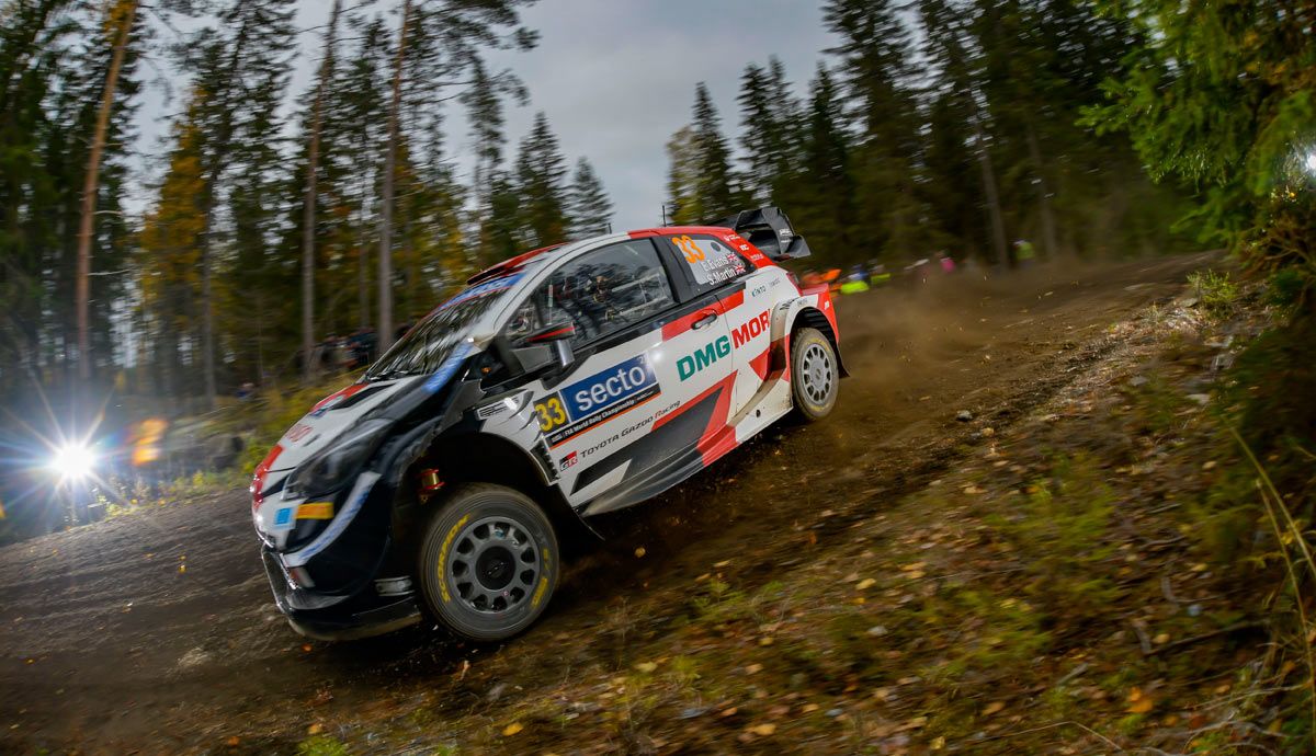 Elfyn Evans (Toyota), ganador del Rally de Finlandia 2021. Fotos: Toyota/Hyundai/M-Sport Ford.
