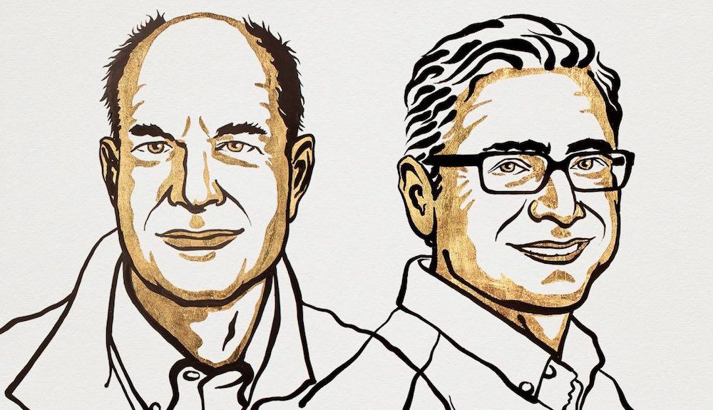 Ilustración de David Julius y Ardem Patapoutian. / Niklas Elmehed | Instituto Karolinska