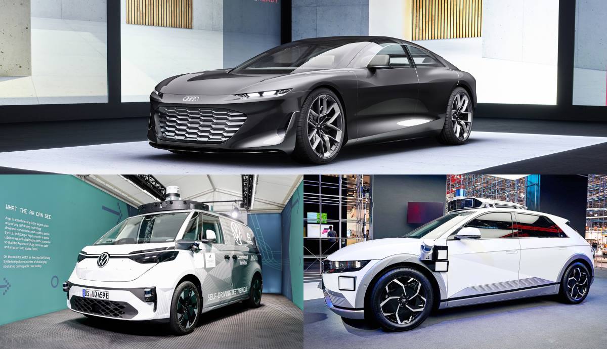 VW ID.Buzz, Hyundai Robotaxi y Audi Grandsphere, los nuevos coches autónomos que llegan