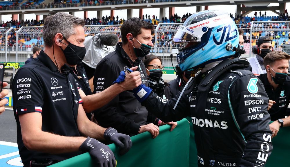 Valtteri Bottas partirá desde la pole position en la carrera del GP de Turquía