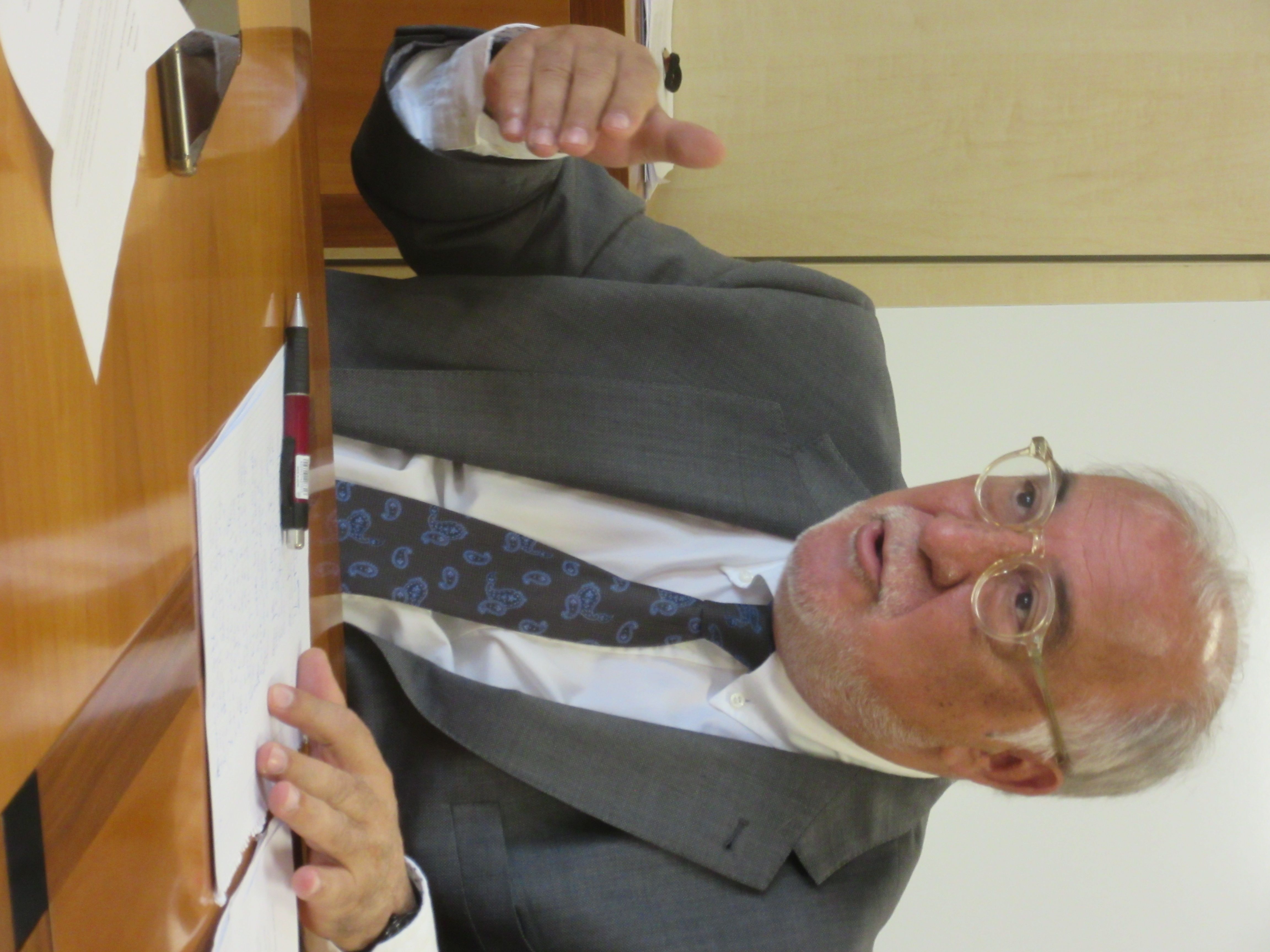 Entrevista a Pere Navarro. Foto: Sylvia Longás.
