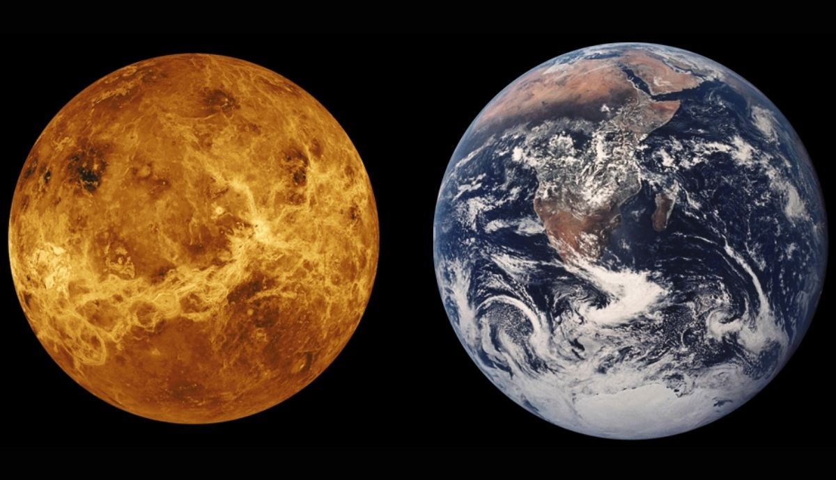 La distancia entre Venus y la Tierra no es mucha en relación con otros planetas del Sistema Solar.