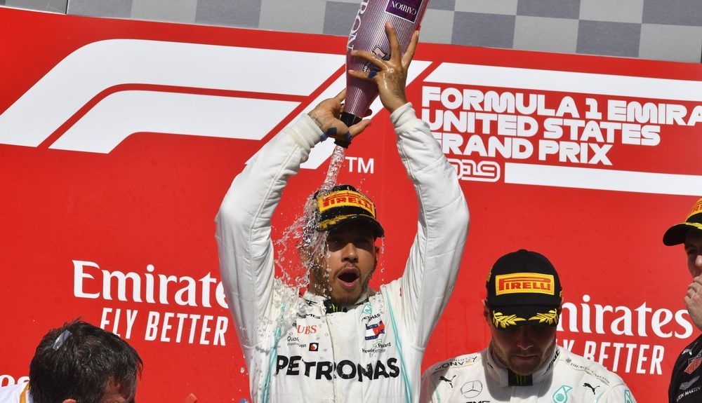 Lewis Hamilton es el piloto con más victorias en el GP de USA un total de 6 Lewis Hamilton es el piloto con más victorias en el GP de USA un total de 6