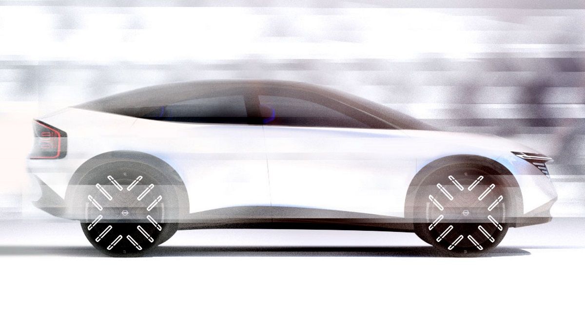 Bocetos del próximo Nissan EV Crossover, ¿un adelanto del Leaf III?