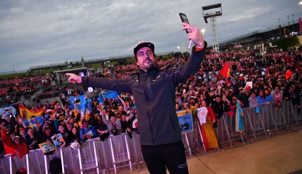A Fernando Alonso le gusta el ambiente de Austin, donde este fin de semana correrá de nuevo