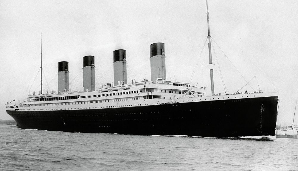 Una imagen del Titanic antes de su hundimiento en aguas del Océano Atlántico. Una imagen del Titanic antes de su hundimiento en aguas del Océano Atlántico.