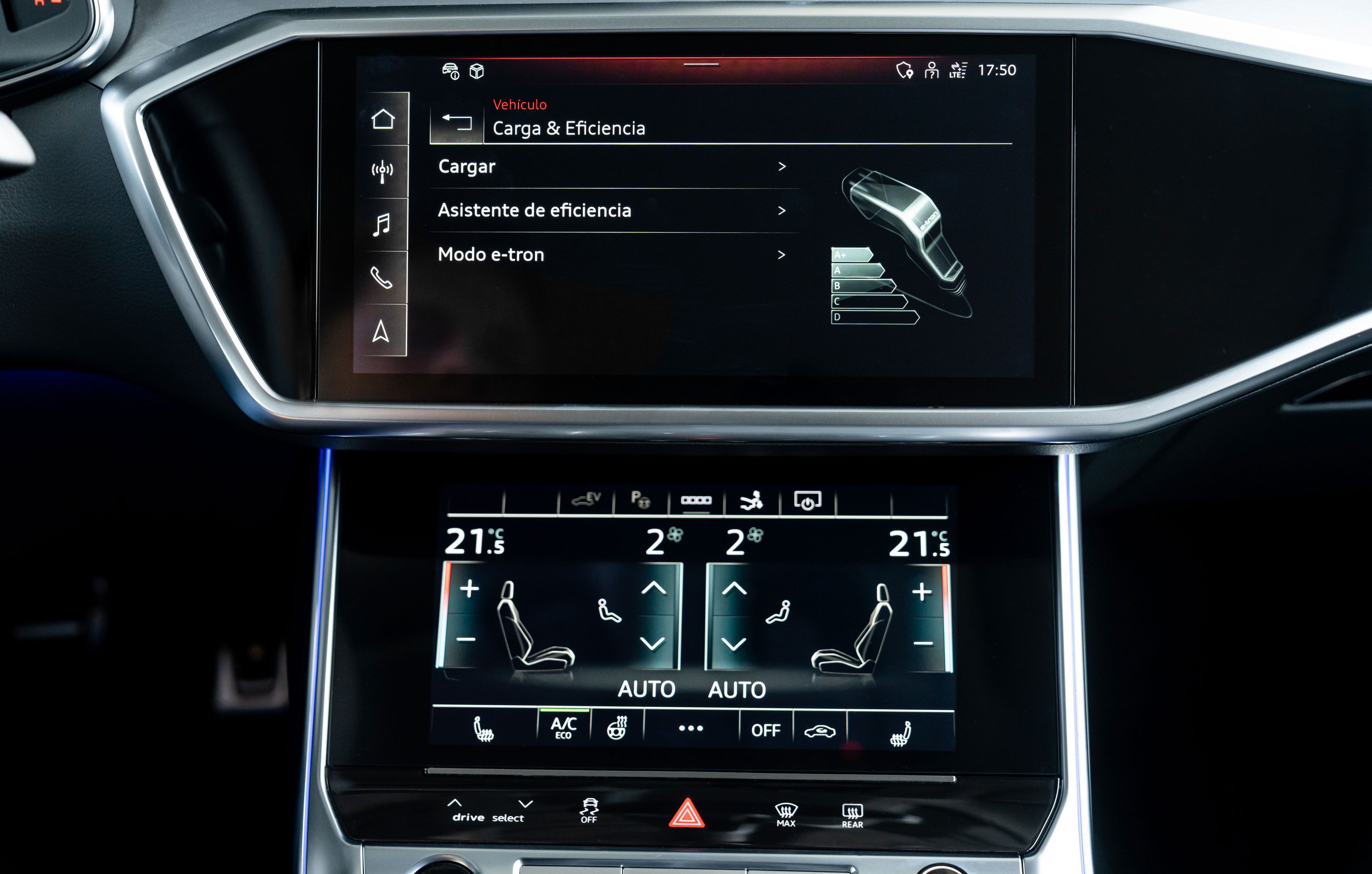Pantallas Audi Gama TFSIe 