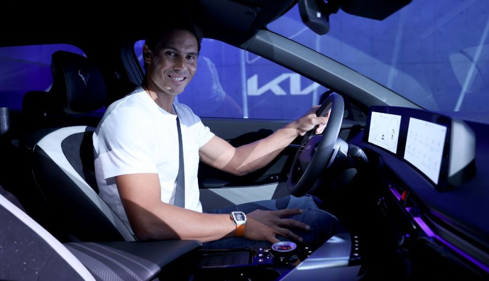 Rafael Nadal and new EV6 (4)