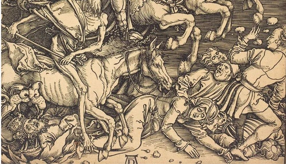 Detalle de la obra de Durero.