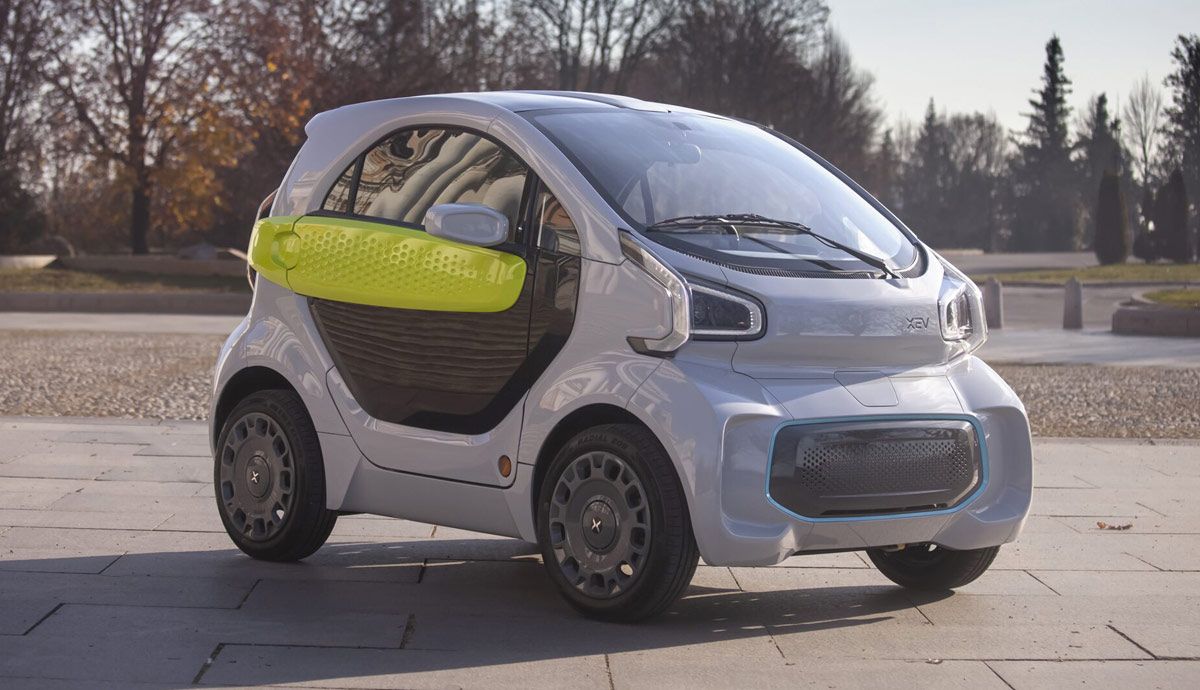 Así es el XEV Yoyo, el nuevo urbano eléctrico italiano con baterías extraíbles y piezas fabricadas en 3D.