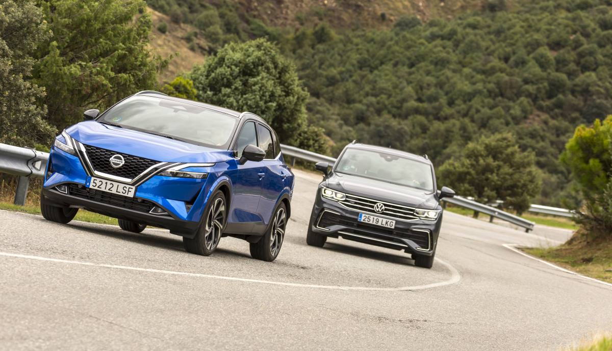 Comparativa Nissan Qashqai 1.3 mHEV Xtronic 4x2 & VW Tiguan 1.5 TSI DSG7 4x2 (1)